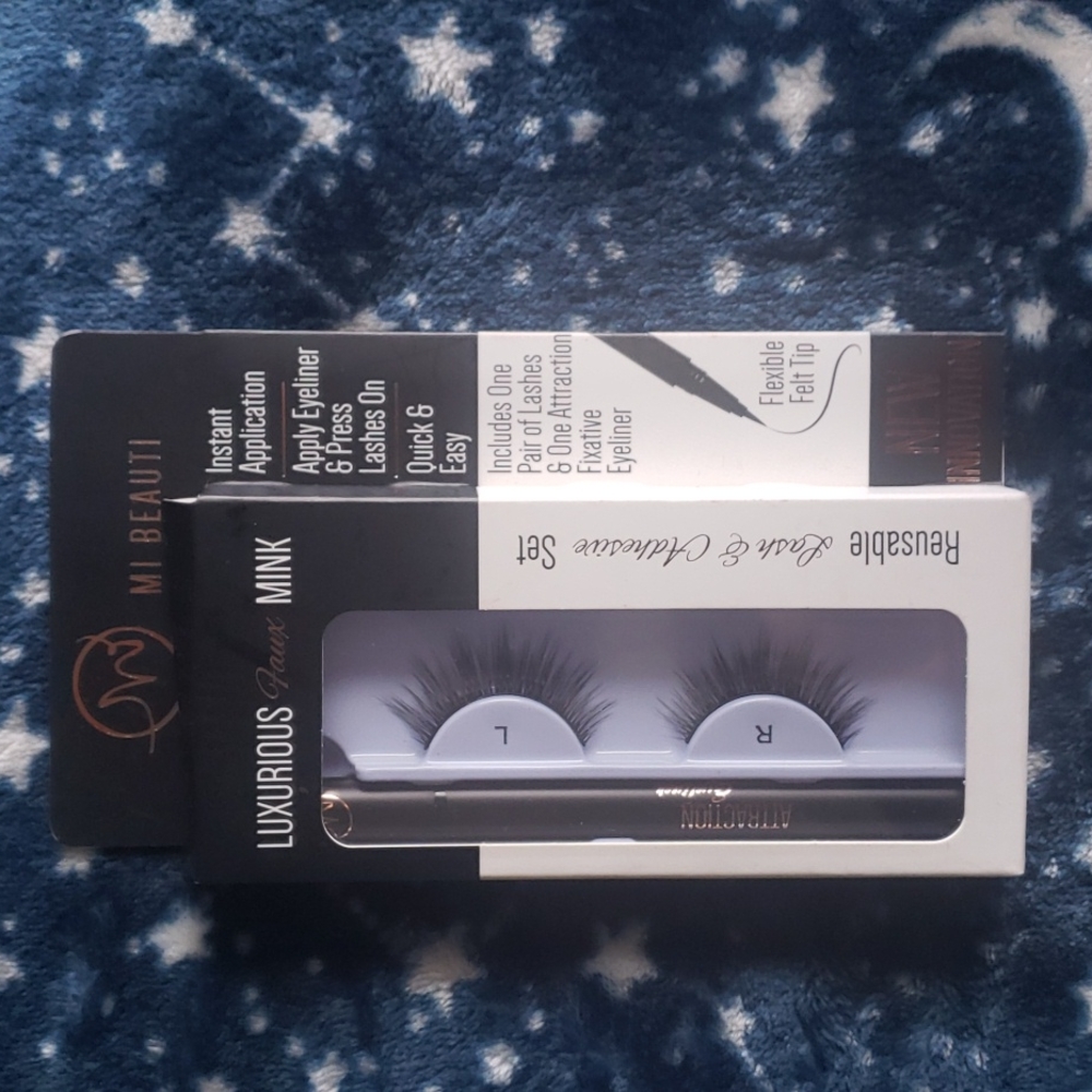 MI BEAUTI Faux Mink Eyeliner and Lashes